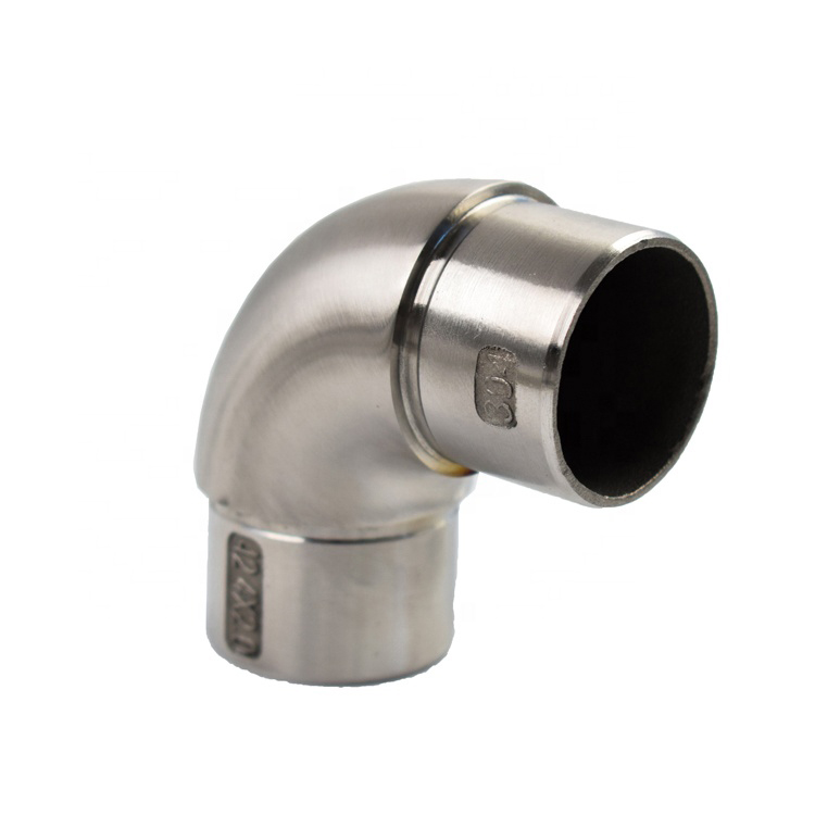 Нержавеющая сталь Flush Joiner 90 Degree Radiused Wall Mounted Sair Handled Fittings Продажа нержавеющей стали Balustrad Accessories